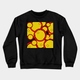 pop art polka dot design Crewneck Sweatshirt